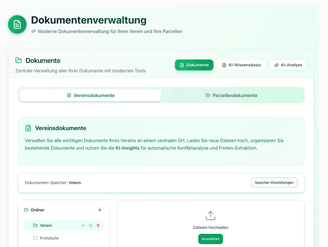 Laubenmeister Ansicht Dokumente