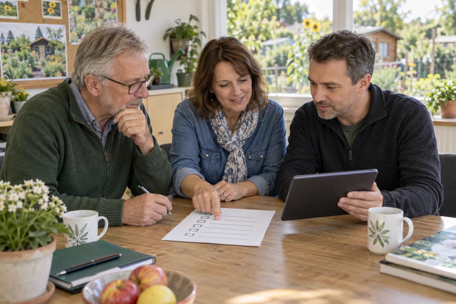Vorstand vergleicht Anforderungen für eine Vereinssoftware